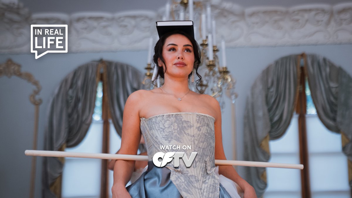 Anything you can do, @Marnie can do while balancing a book on her head 📕👗 📺 Stream #IRL FREE: