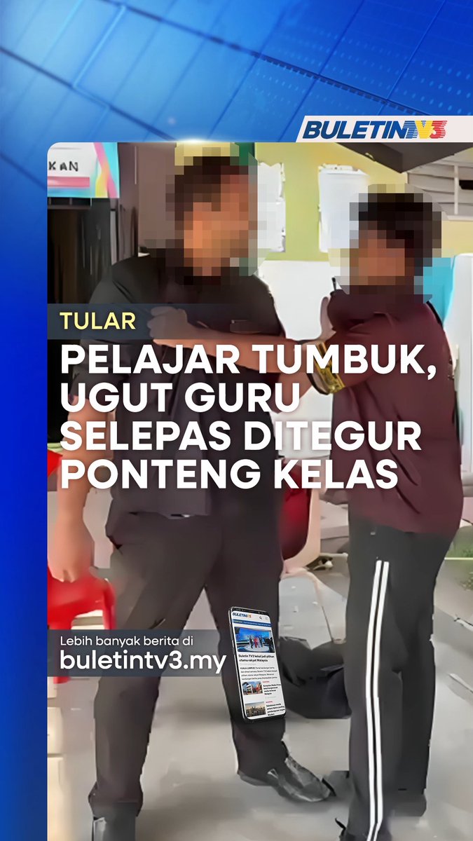 Hanya kerana ditegur ponteng kelas Pendidikan Jasmani, seorang pelajar lelaki berusia 14 tahun bertindak menumbuk dan mengugut gurunya di sebuah sekolah dalam daerah Kajang. #BuletinTV3 #PontengKelas #TumbukGuru #UgutGuru