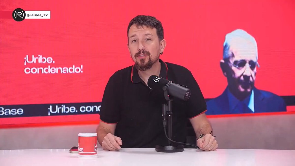 "Quienes perdieron este juicio ayer no solo fueron los abogados defensores de Uribe; también todos los medios de comunicación corporativos" Pablo Iglesias sobre el expresidente de Colombia, Álvaro Uribe, y sus escuderos mediáticos 👇🏽 📺 LA BASE |