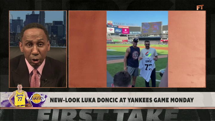 .Stephen A Smith doesn't feel the league needs to be "any more scared than they already are" of Luka Dončić 👀 "There's a difference between getting in shape in the offseason and staying in shape during the season."