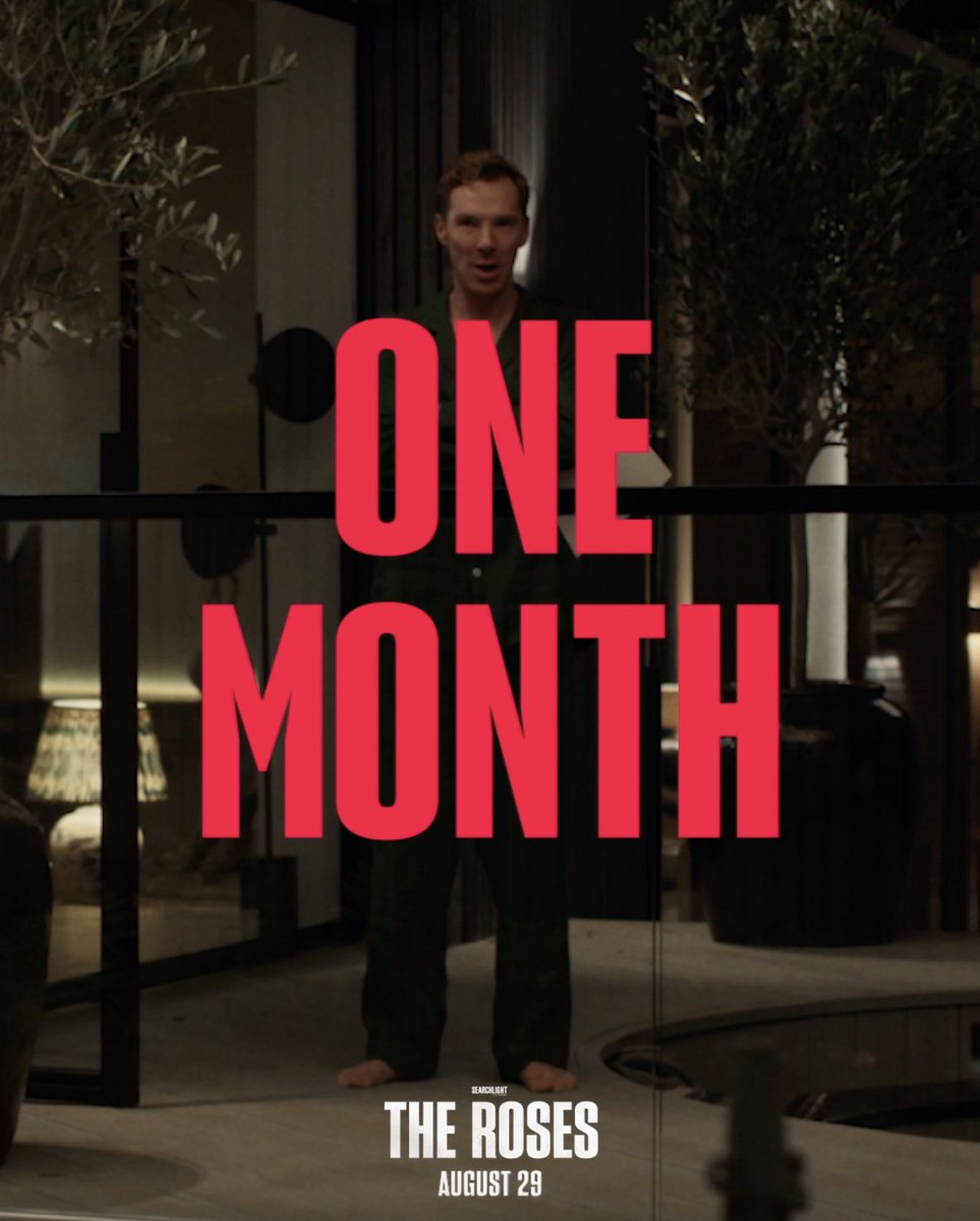 Hal, set reminder please. Cumberbatch vs. Colman in #TheRoses, hitting theaters in ONE MONTH.