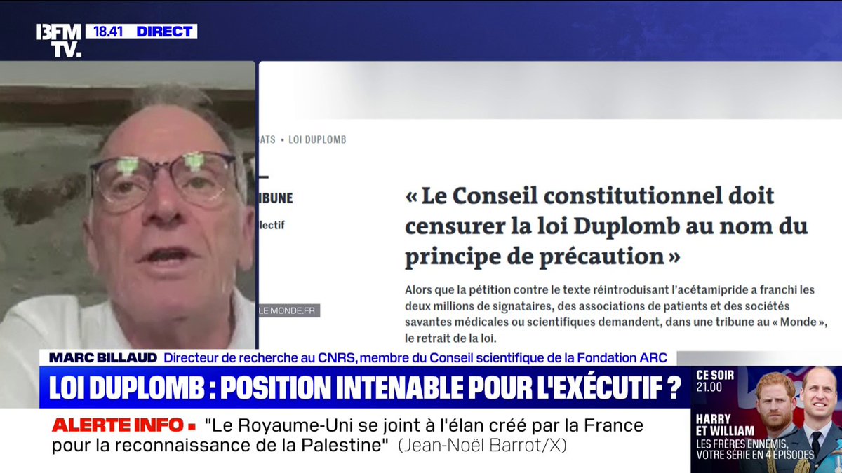 Les cris scientifiques disent que Duplomb veut nous empoisonner