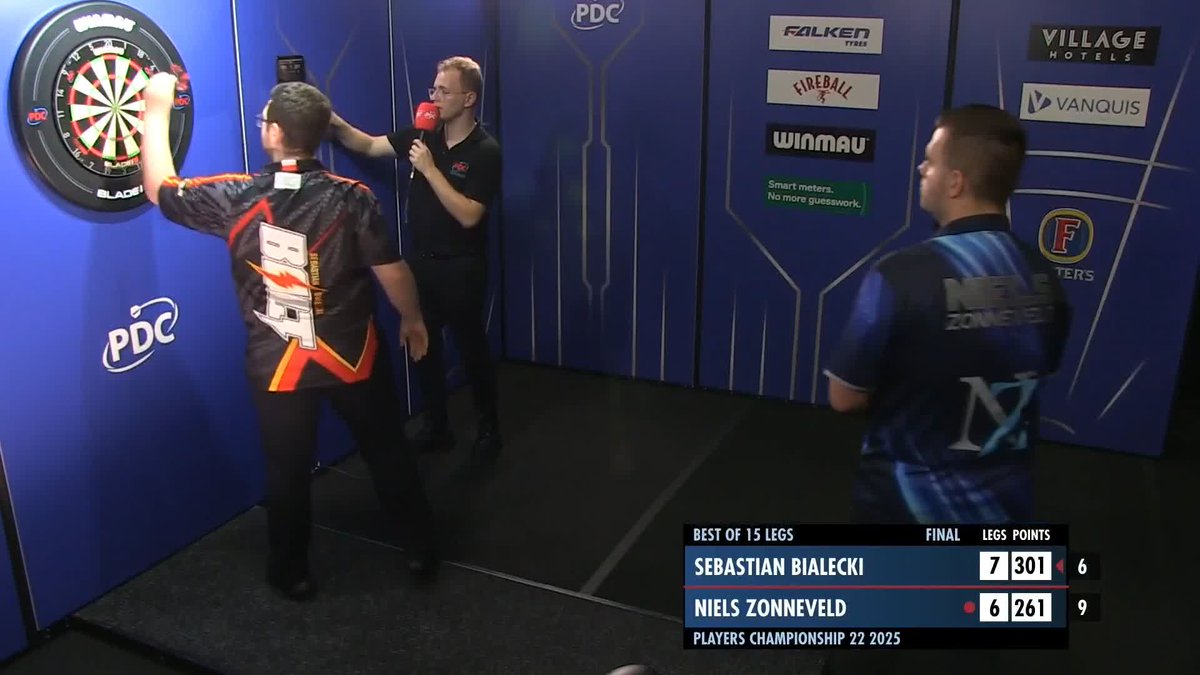 BIALECKI WINS PLAYERS CHAMPIONSHIP 22! Sebastian Bialecki beats Niels Zonneveld 8-6 to secure Players Championship, and his first senior PDC ProTour title! 📺 #PC22