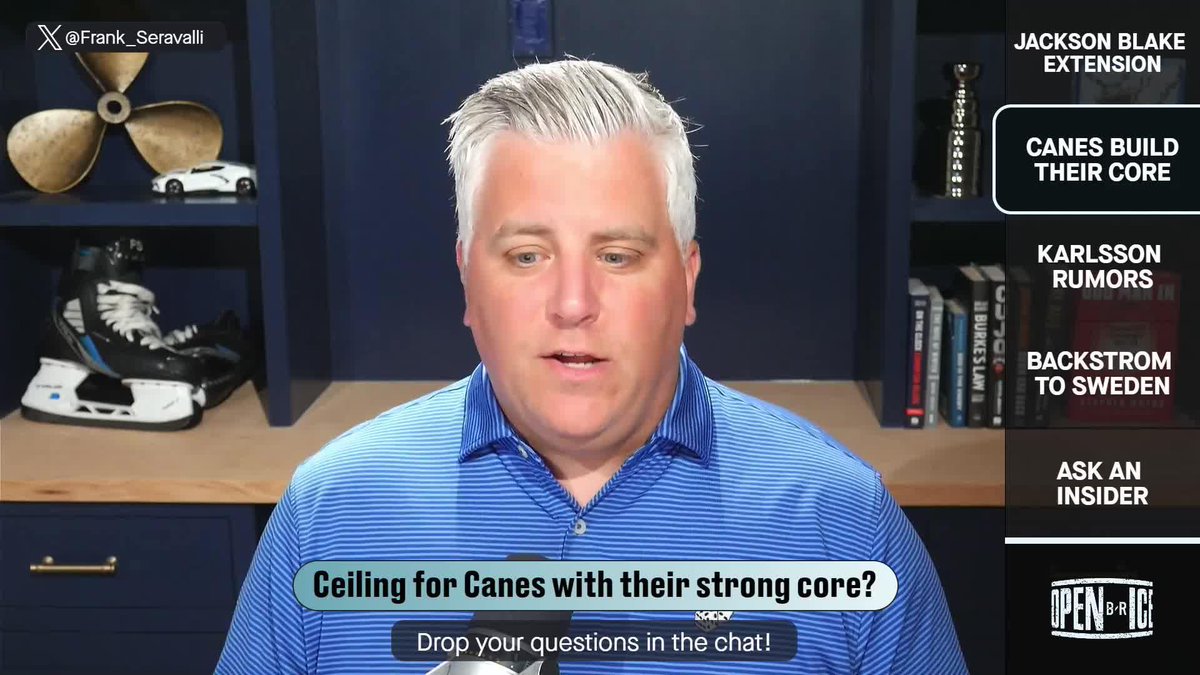 The Hurricanes have secured their core, and are poised to contend for years to come 🔥 (w/ Frank Seravalli)