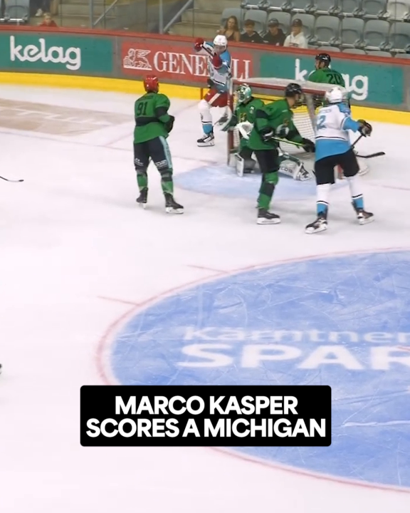 MICHIGAN GOAL! 🚨 We see you, Marco Kasper... (🎥: IG/sunshinehockeyleague)