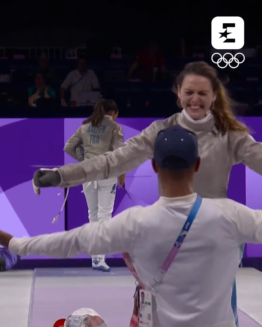 Deux Françaises en finale olympique, 68 millions de vainqueurs 😍 Merci Manon Apithy, merci sara balzer #Paris2024