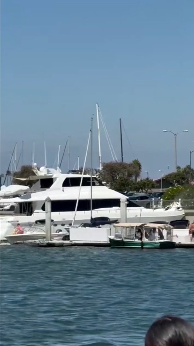 'HE JUMPED OFF': A yacht in California crashes into a seawall due to a mechanical failure.