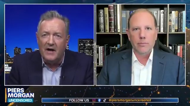 "How did 20,000 die? "Is it true that children were being used as target practice by the IDF?" Watch more of Piers Morgan's interview with Maj. (Res.) Doron Spielman 👇 📺 Piers Morgan | Doron Spielman