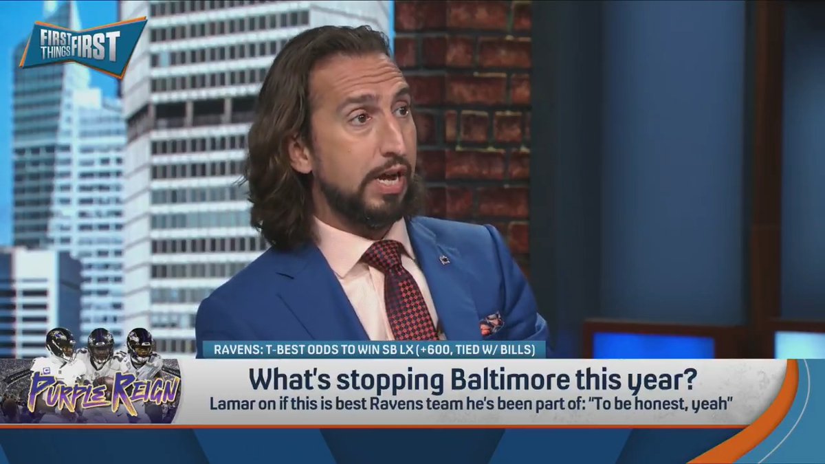What’s stopping Baltimore this year? nick wright responds: “The answer to this question is the same thing every year: themselves.”