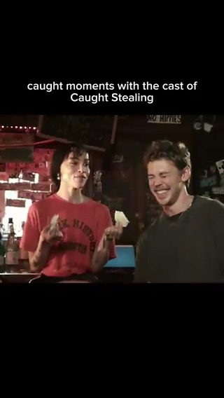 Caught in ̶4̶K̶ 240p 📹 Get a behind-the-scenes look at the #CaughtStealingMovie content day, and don’t miss it – in theatres August 29.