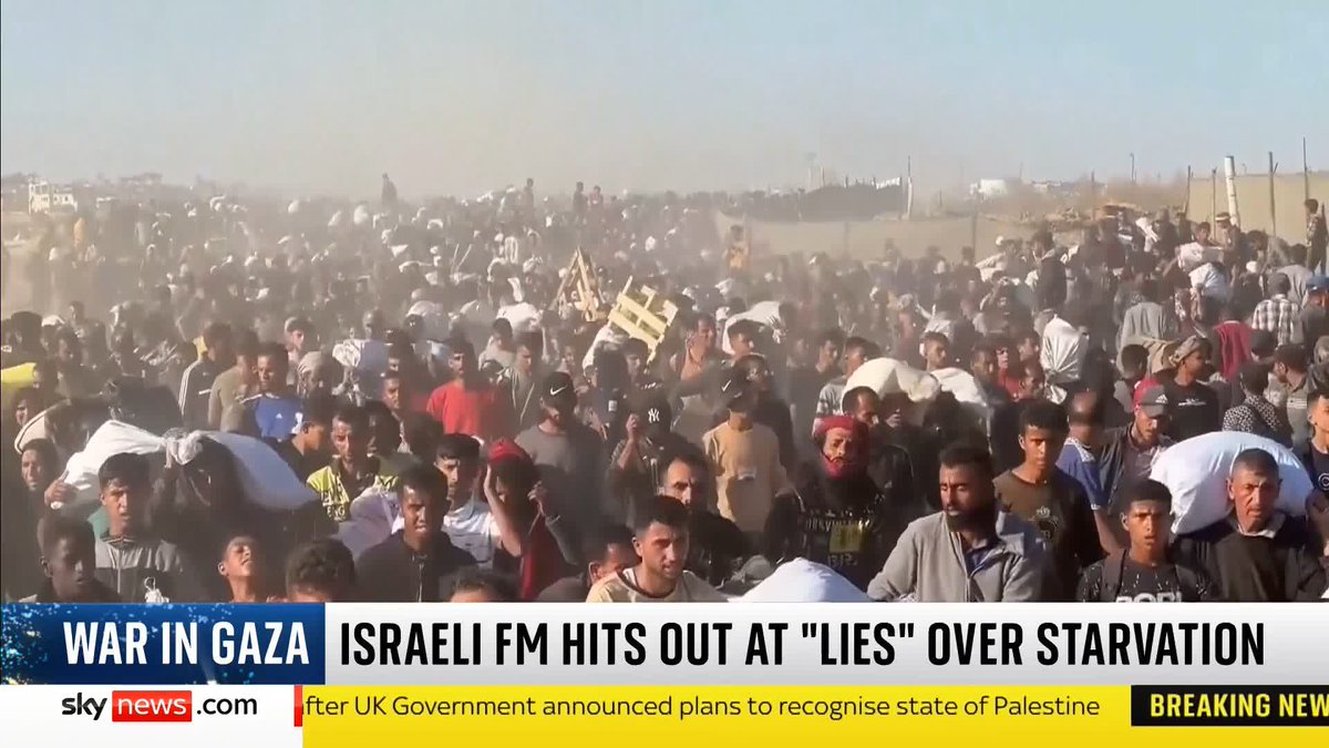 "I think there is no starvation in Gaza" Israel’s ambassador to the United Nations, Danny Danon, tells Yalda Hakim "the only starvation in Gaza is the starvation campaign that Hamas is behind, and the UN is behind it"