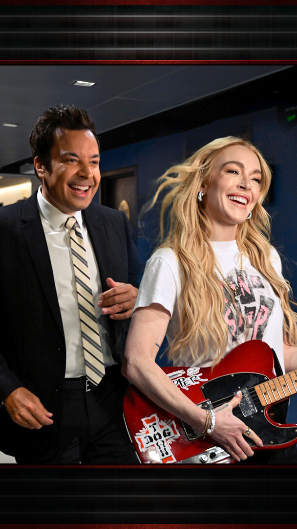 Freakier Monday w/ Lindsay Lohan 😱🎸 #FallonTonight #FreakierFriday