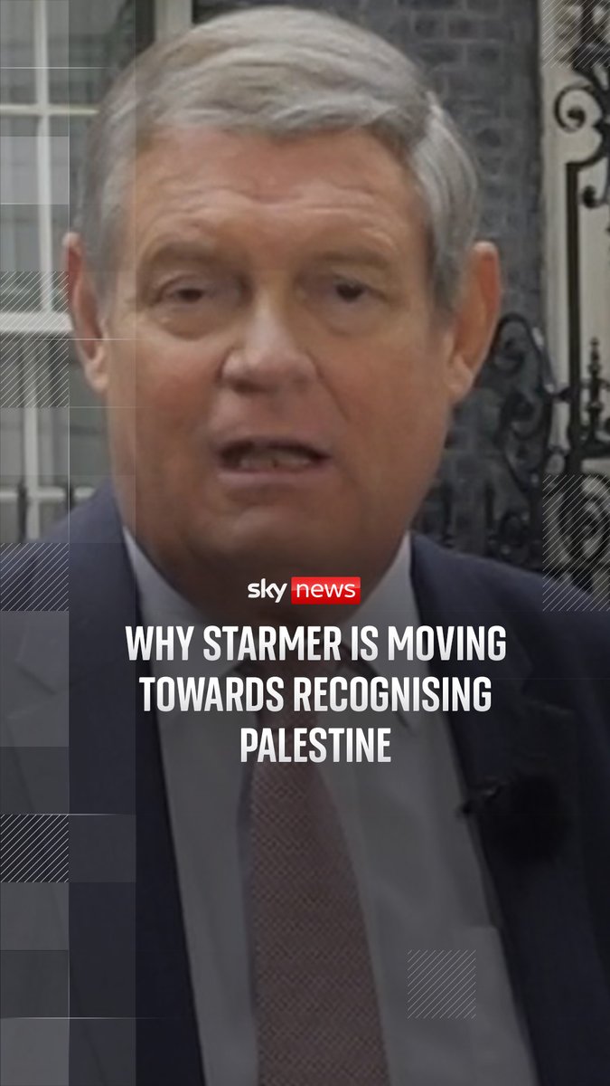 Sky News's chief political correspondent Jon Craig looks at the factors behind Sir Keir Starmer's plan towards recognising Palestine in the coming months ⬇️