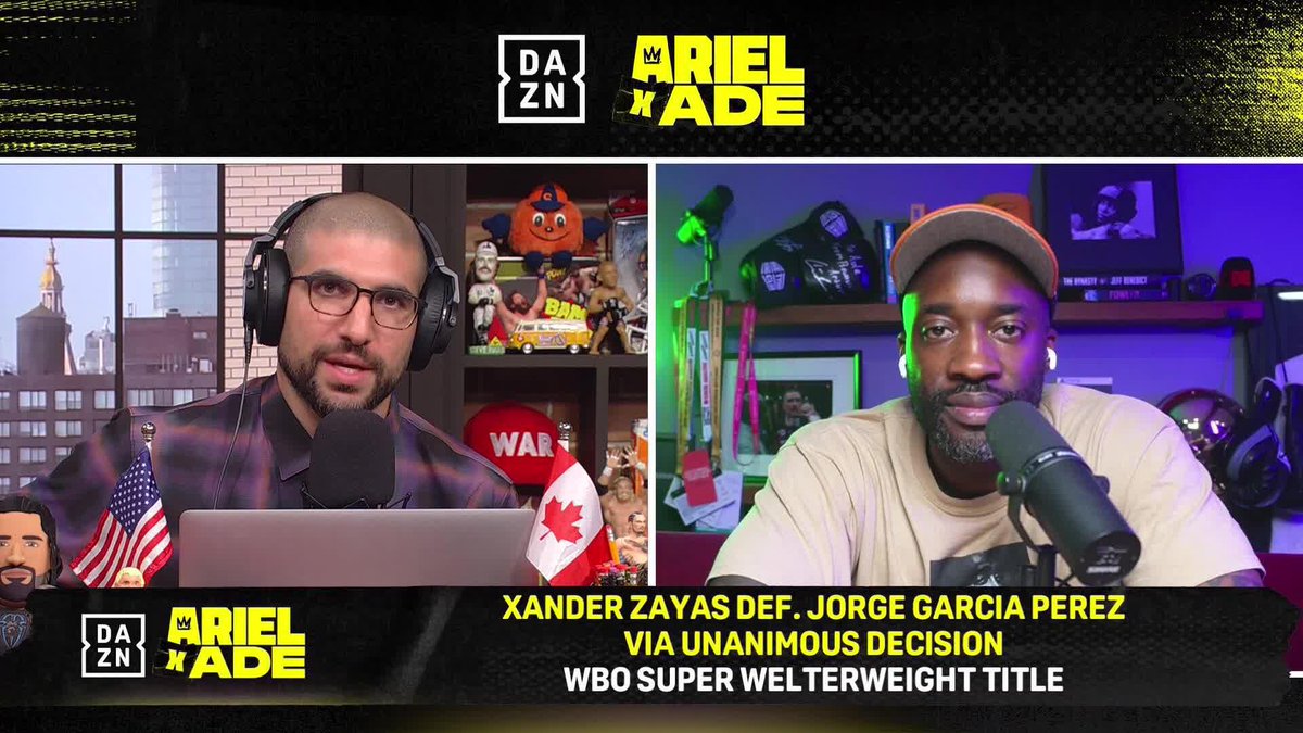 Xander Zayas got big support from Bad Bunny and Amanda Serrano. Who should he fight next? #ArielxAde | Live every Tuesday at 5PM ET on DAZN