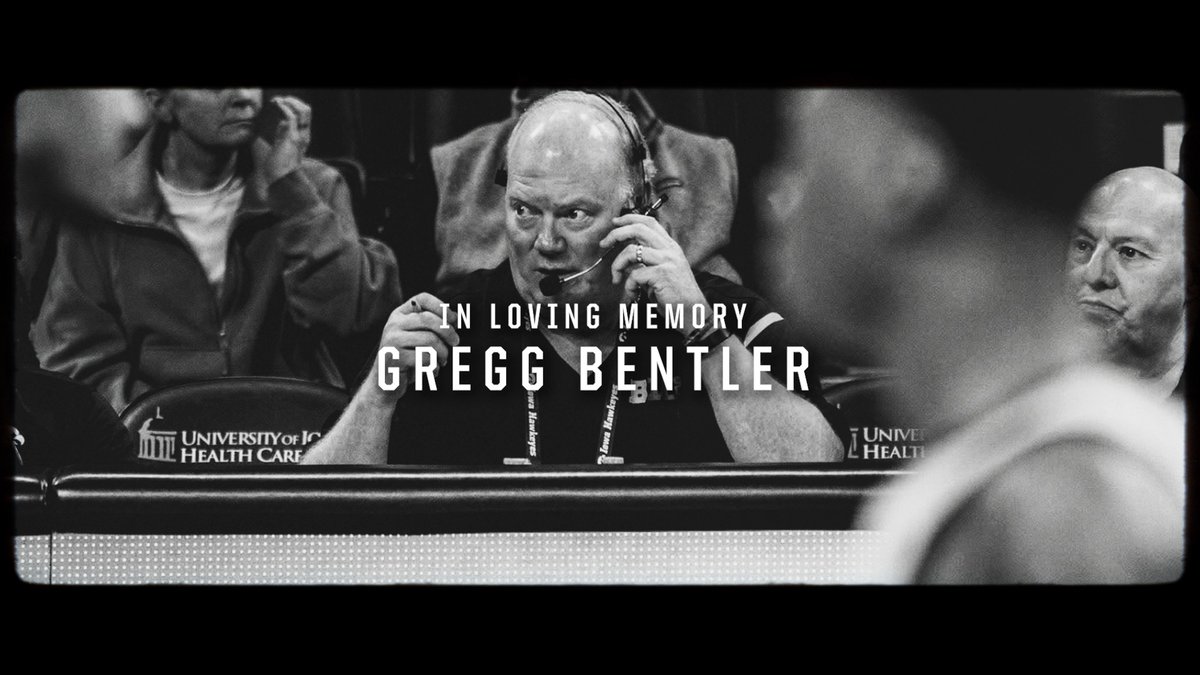 The voice of countless Hawkeye memories 💛 Rest in peace, Gregg Bentler. We’re forever grateful you are part of the Hawkeye family.