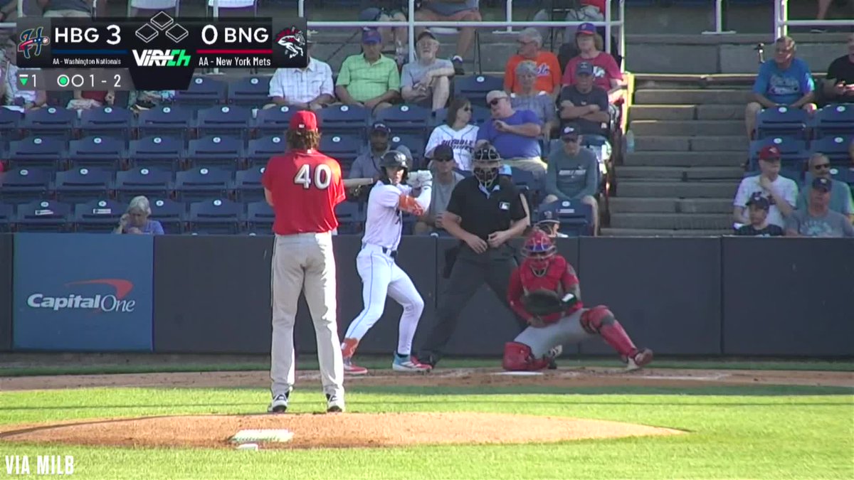 Carson Benge hits his third home run in the last two games for Double-A Binghamton 🔥