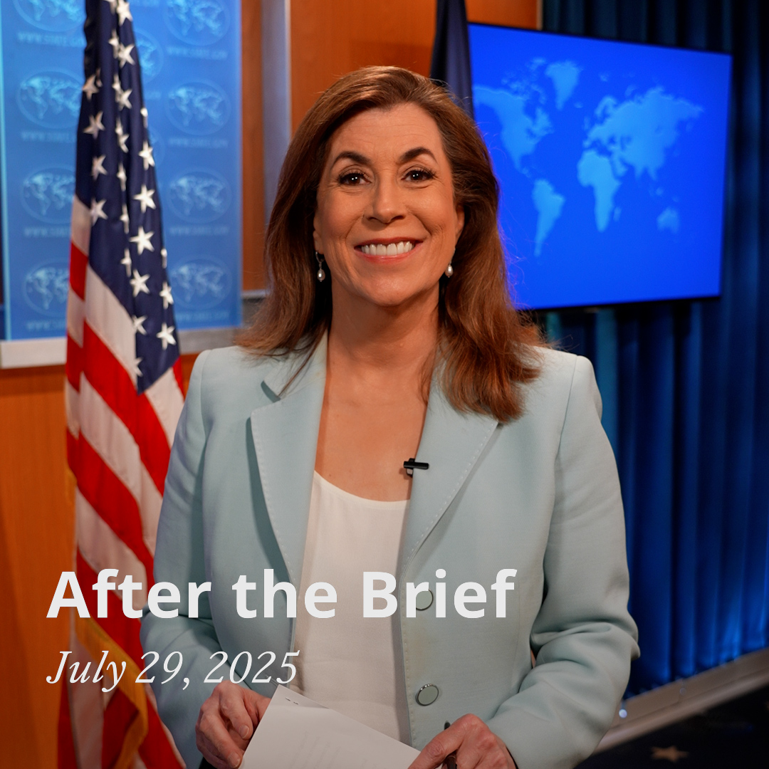 In today’s After the Brief: Humanitarianism, ceasefires, and trade deals take center stage as President Donald J. Trump and Secretary Marco Rubio drive our America First Foreign Policy—delivering for Americans and promoting peace and prosperity worldwide.