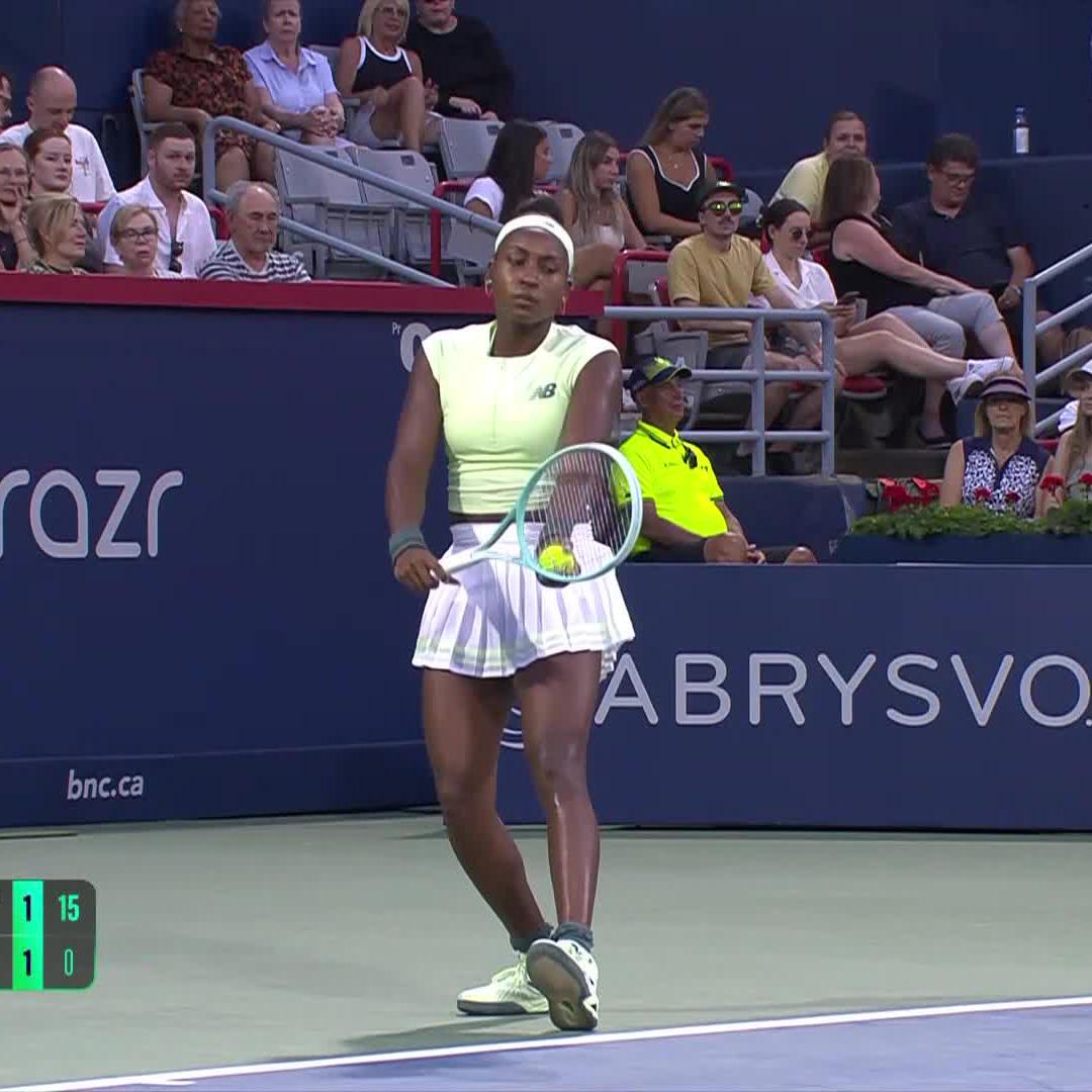 she's always on go 😮‍💨 Coco Gauff | #OBN25