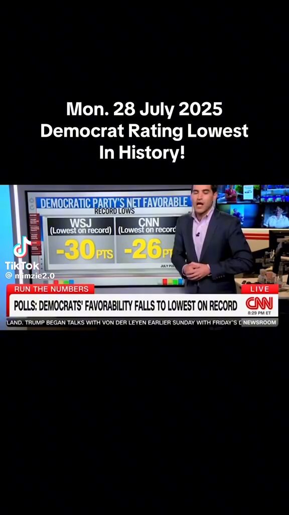 I love watching slow demise of the democrat party 😎🍿 CNN must hate reporting this