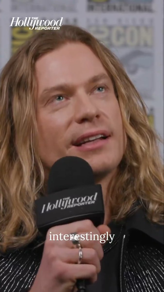 In our #SDCC2025 suite, #InterviewWithTheVampire star Sam Reid opened up about which real-life musicians helped inspire his portrayal of Lestat