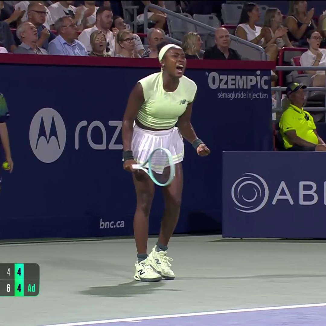 Coco Gauff is OUT OF THIS WORLD 🚀🌎 #OBN2025