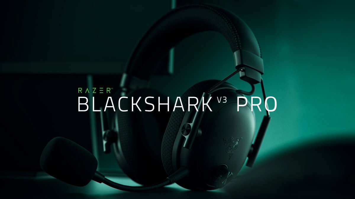 プロも信頼するeスポーツヘッドセット、その後継がついに登場。Razer BlackShark V3 Proと共に、新たな支配の時代へ。PC、Xbox、PlayStation対応 — 今すぐ予約受付中!👉 Razer HyperSpeed Wireless Gen-2 搭載で、業界最速クラスの10ms応答、 ハイブリッドANC、全帯域マイクなど、勝つための反応・集中・クリアさをすべて備えてる。 #Razer #BlackSharkV3Pro #Razerheadset #eスポーツギア