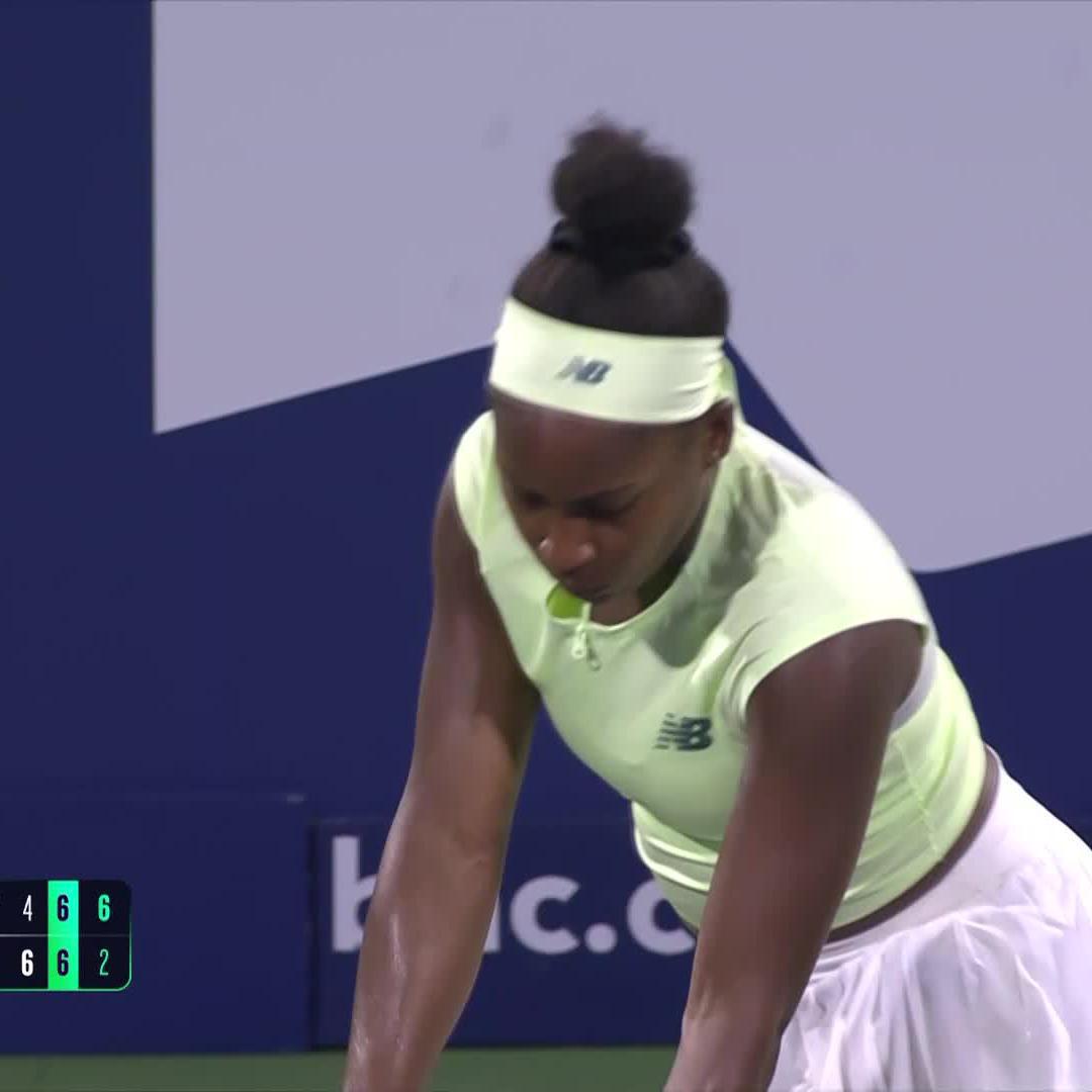 Coco Gauff winning a match in which she hit 23 double faults on a clean ace is the most Coco Gauff thing ever
