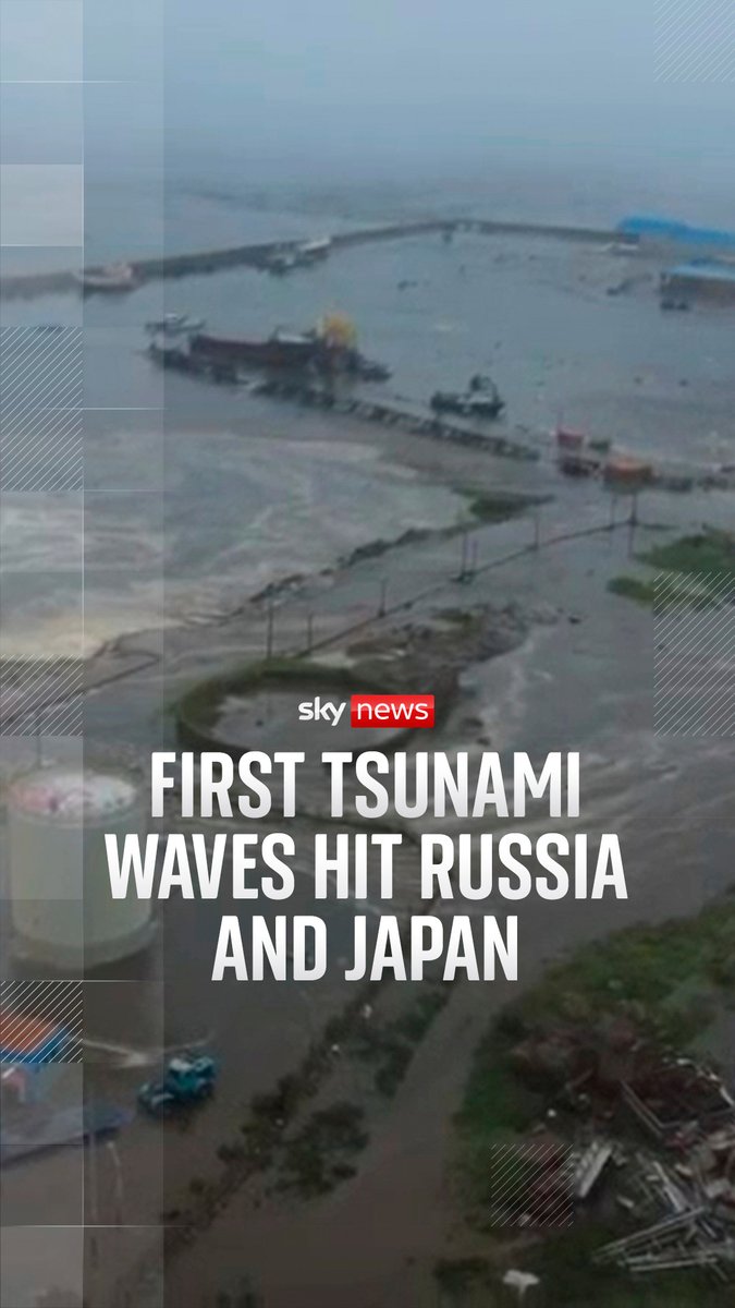 First tsunami waves hit Russia and Japan after 8.8-magnitude earthquake strikes Kamchatka Peninsula. Earthquake latest:
