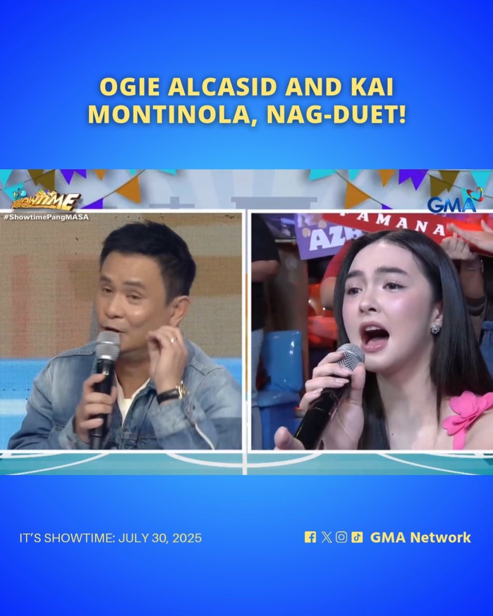 #ItsShowtime #Highlights: Inawit nina Ogie Alcasid at Kai Montinola ang kanta ni Ogie na “Bakit Ngayon Ka Lang!” Watch #ItsShowtime every 12:00 p.m. from Monday to Saturday on GMA. For more videos, visit: