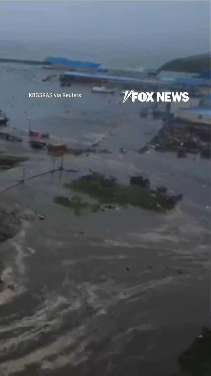 WATCH: Tsunami flooding in eastern Russia after magnitude 8.8 earthquake strikes.