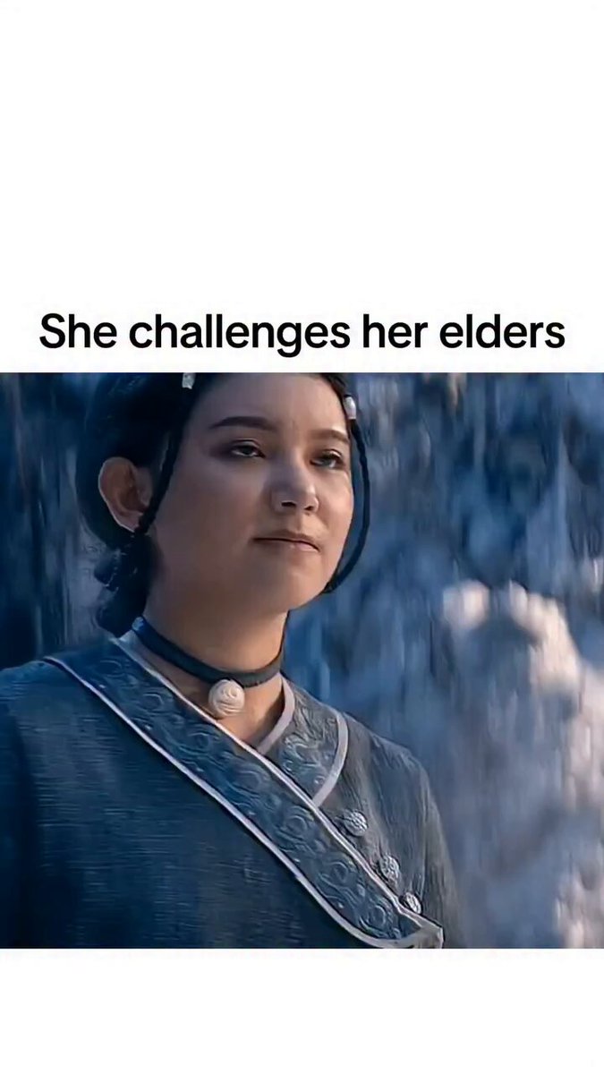 She challenged her elders 😳