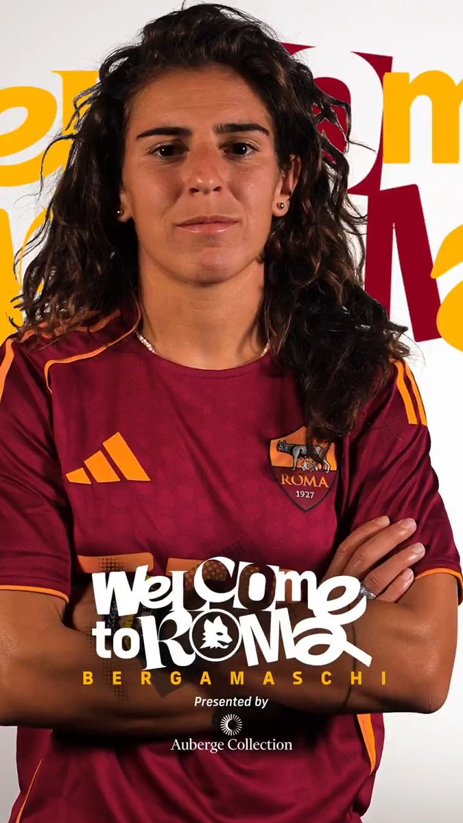 🤝 Benvenuta alla Roma, Valentina Bergamaschi! 🇮🇹 #ASRomaFemminile
