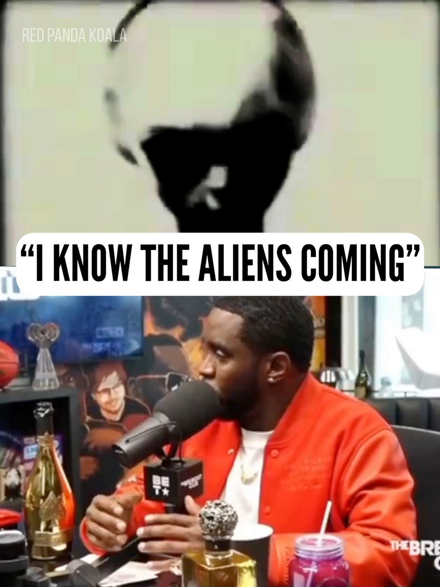 "There's going to be a change. I know the aliens coming." P Diddy says aliens are coming