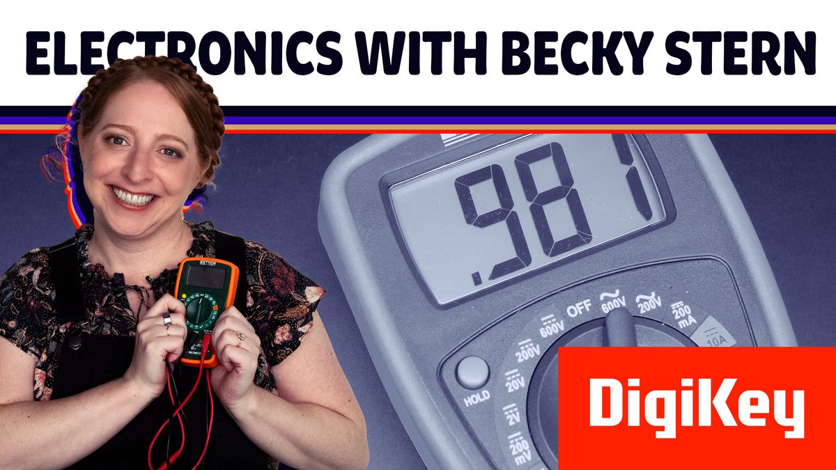 Becky Stern (Becky Stern) shows you how to use a multimeter step-by-step!