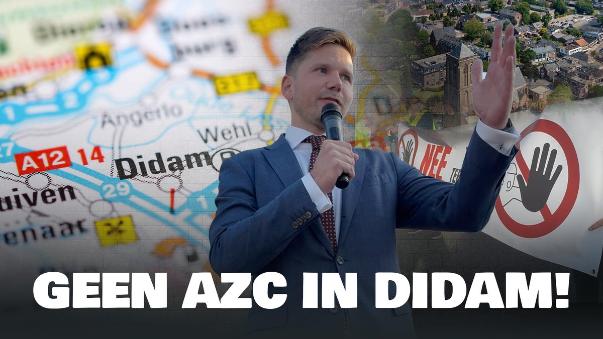 Didam komt in verzet tegen de desastreuze plannen voor een AZC! 💪 Dit is niet alleen een strijd van Didam, maar een strijd van heel Nederland. Daarom zal ik namens #FVD aanwezig zijn! Wees erbij: 🕐 Zaterdag 2 augustus, vanaf 13:00 uur 📍 Raadhuisstraat 2, Didam Tot zaterdag!