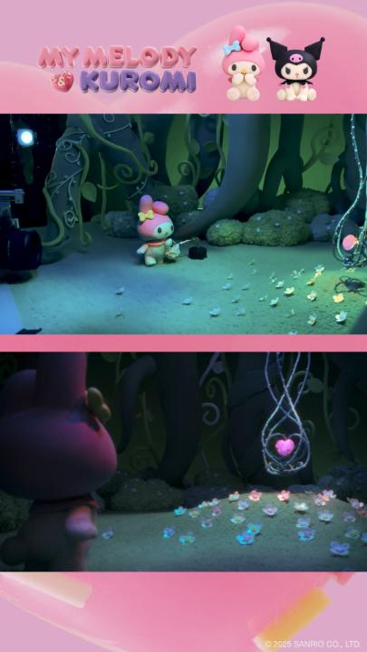 A peek behind the scenes of My Melody & Kuromi! Watch how stop motion brings My Melody and Heart to life 💗