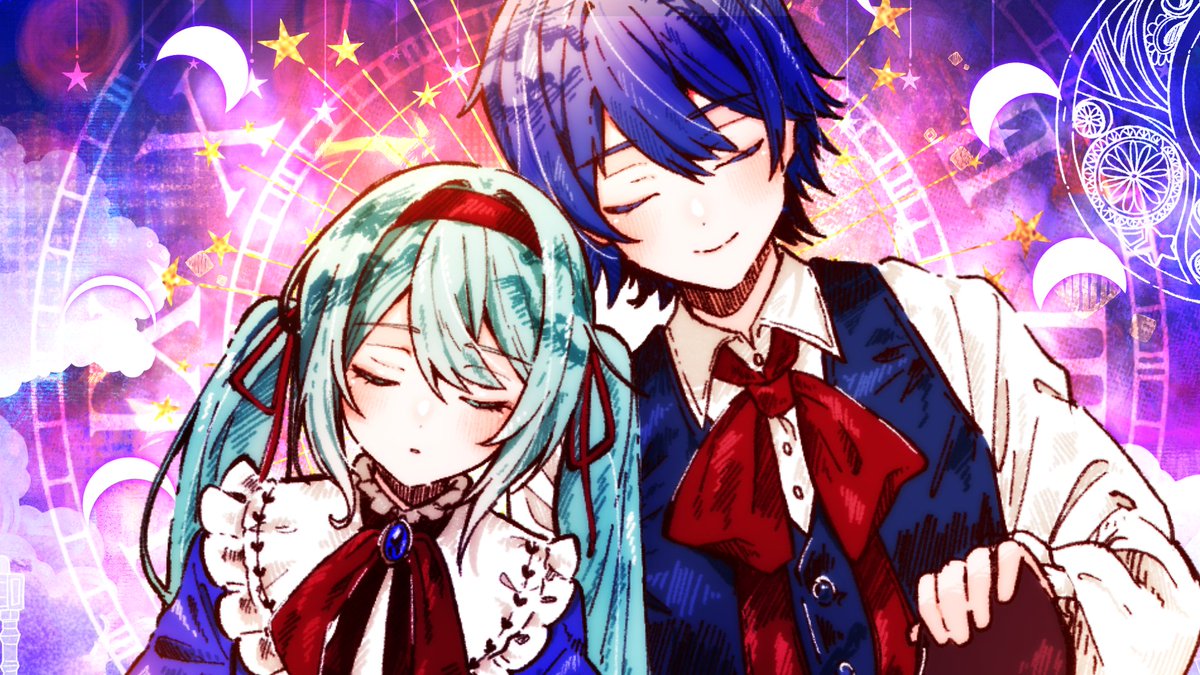 ◤◢◤新曲告知◢◤◢ 箱庭のクロソフィー /Twinfield feat. 初音ミク& KAITO ドールハウスに住む二人のお話です。 Youtube: niconico: #vocaloPost #vocanew