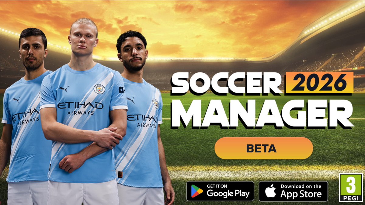 The day you’ve all been asking for is here - the Soccer Manager 2026 beta is now LIVE! 📢 Gone are the days of losing your progress every year. The SM26 beta is available as an update for the app you already have - letting you pick up where you left off, year after year. Opt in to the SM26 beta here: or use the link in our bio. #SoccerManager2026