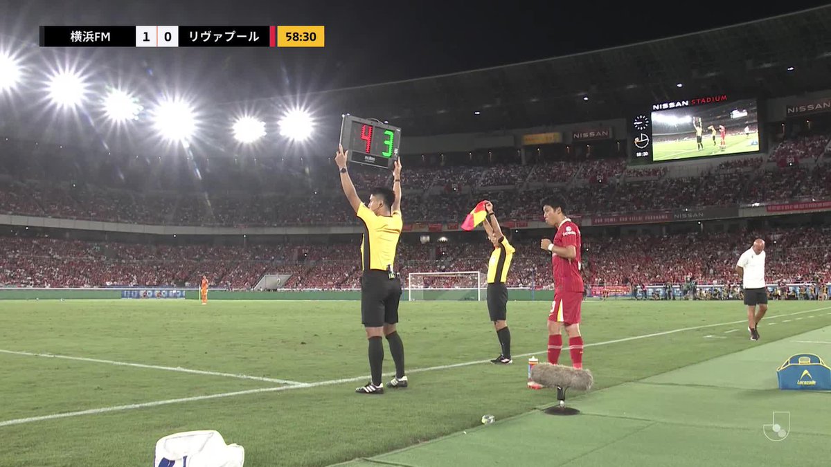 フィルジル ファンダイクに代わって、遠藤航がキャプテンとしてピッチに!🔥 🏆 明治安田ワールドチャレンジ 🆚 横浜F・マリノス vs リヴァプールFC Leminoで無料配信中!⏬ #JWC2025 #YFMvLFC