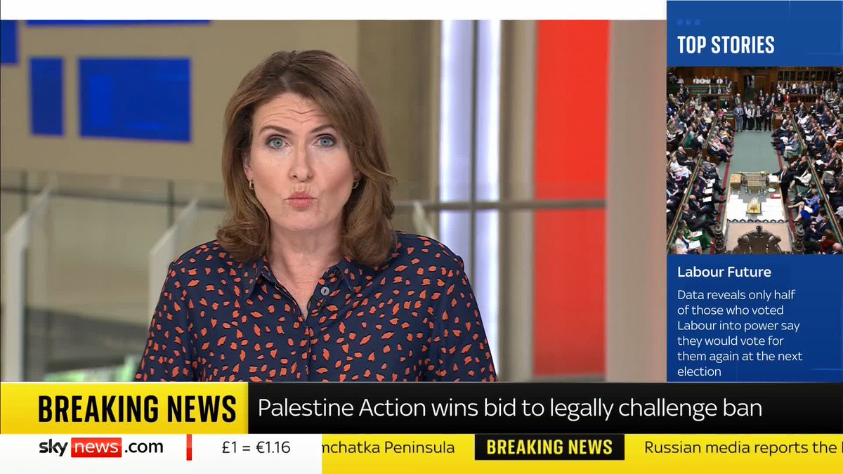 BREAKING: Palestine Action wins bid to legally challenge ban 📺 Sky 501, Virgin 602, Freeview 233 and YouTube