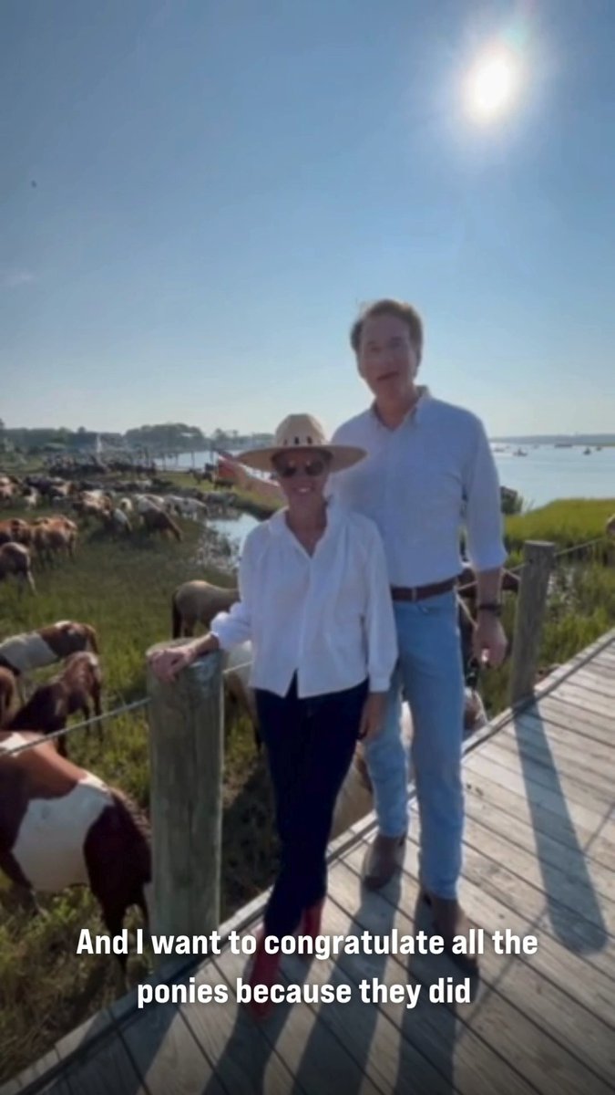We had a blast bright and early this morning with thousands of Virginians and visitors from all over to celebrate the 100th year of the Chincoteague Pony Swim! What an amazing century of tradition and testament to Chincoteague and the entire Eastern Shore’s love for community and these incredible animals.