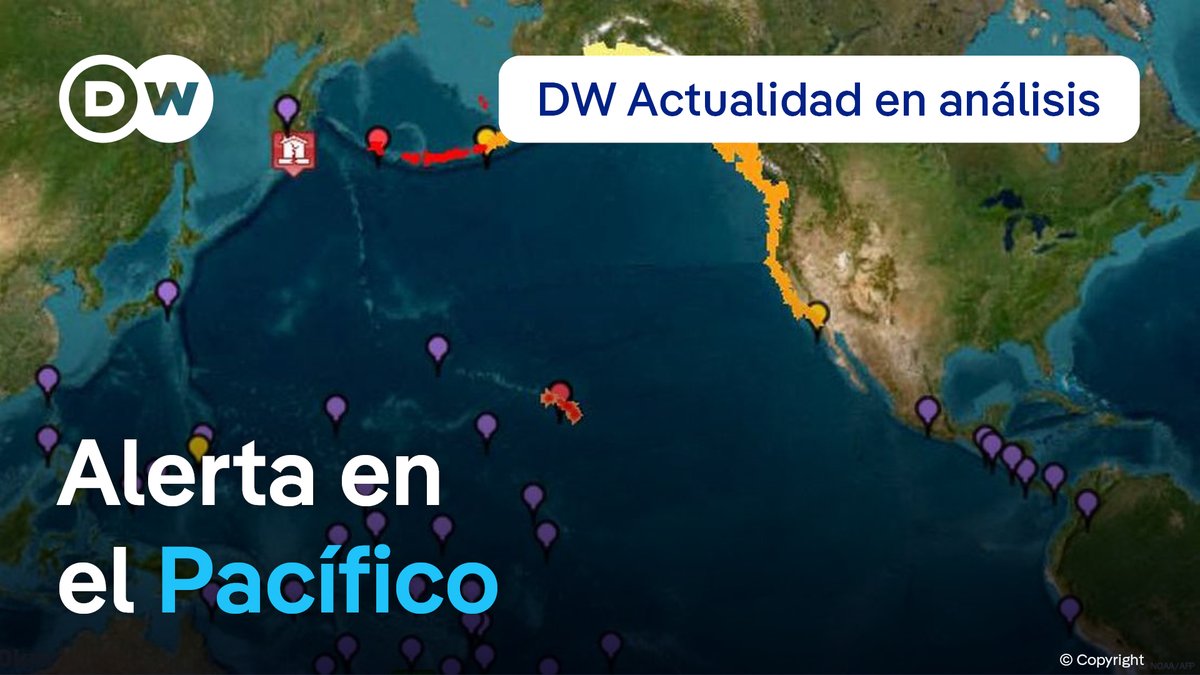 De Asia a América, terremoto de 8,8 en Rusia provoca alertas de tsunami en países del océano Pacífico El terremoto registrado en la península rusa de Kamchatka es el octavo de mayor magnitud que se ha registrado en el mundo. El terremoto desató alertas de tsunami en varios países del océano Pacífico. Chile ha elevado al nivel más alto su alerta de tsunami. /ngd