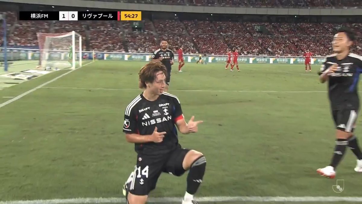 ／ 憧れのクラブ相手に先制ゴール🔥 ＼ #加藤蓮 選手のノールックラストパスに反応した #植中朝日 選手が決めた✨️ #fmarinos｜#JWC2025