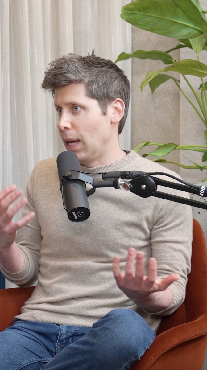 Interesting convo about AI and privacy with Sam Altman