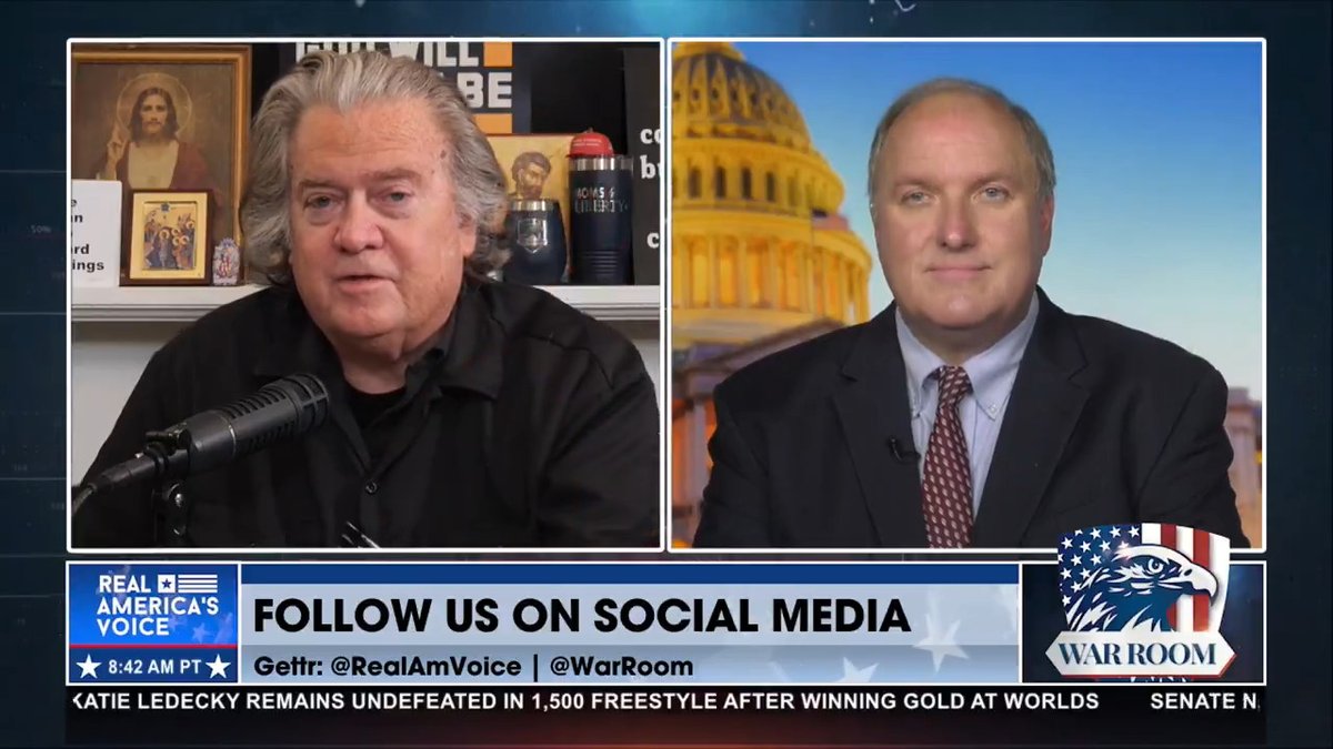 "I WANT TO ADDRESS OBAMA...OBAMA CAN NOW BE SUMMONED BEFORE A GRAND JURY" "If he lies...he will no longer have that immunity." @Jsolomonreports to just "get it going" and we do not need special prosecutors to move forward. Bannon’s WarRoom