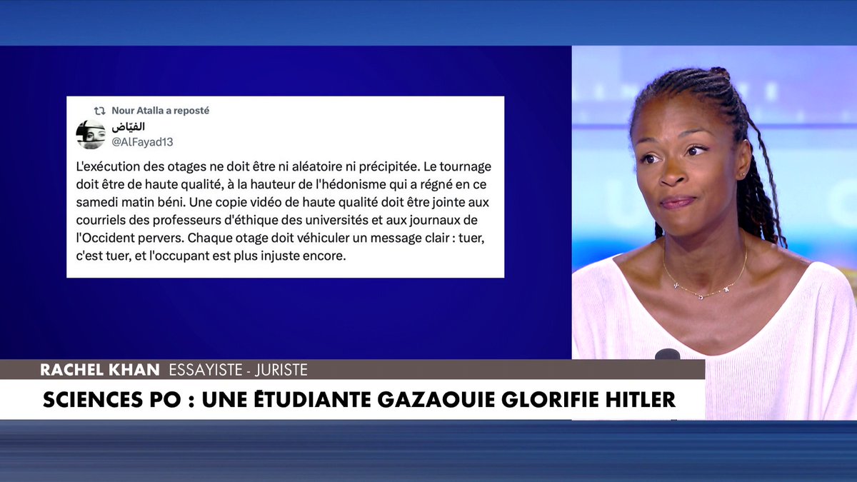 Rachel Khan : «Ce qui se passe en Israël, ce n'est pas un conflit de territoire, c'est un conflit idéologique», dans #PunchlineETE