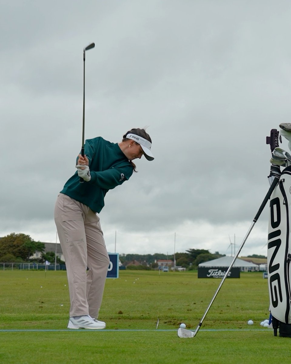 Slow-mo swings from the final major test. Linn Grant's ball striking is 👌 #PlayYourBest