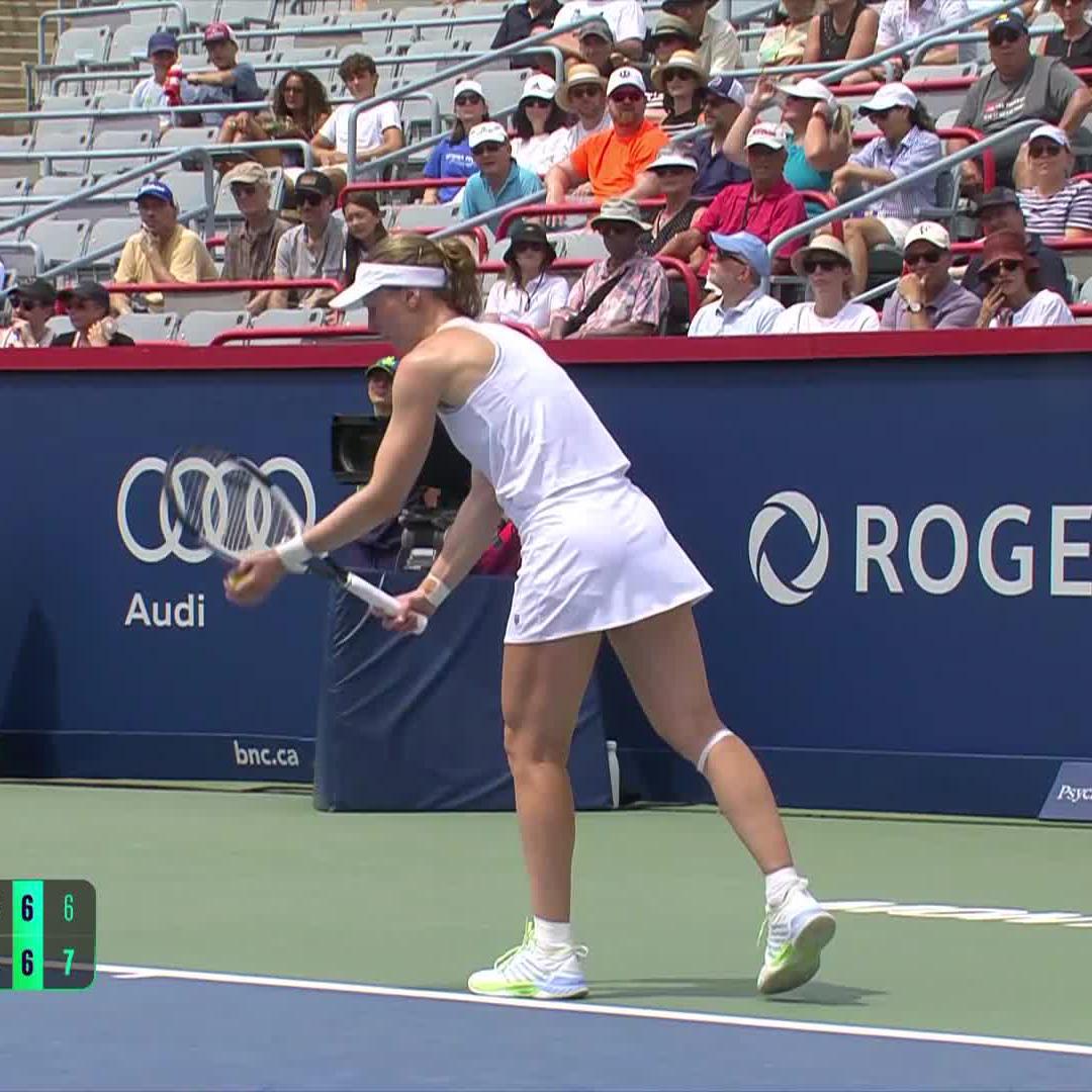 Not done yet 😤 Naomi Osaka battles back to clinch the second set 7-6(6) and take it to a decider! #OBN25