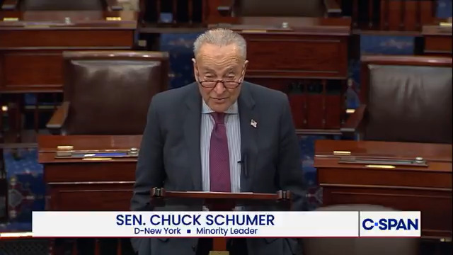SEN. SCHUMER: “Today's GDP number is in fact a mirage.” 😂