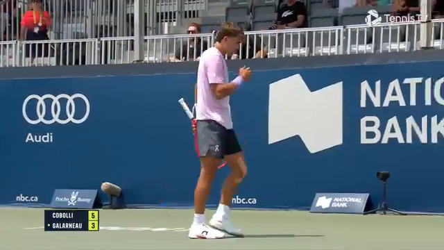 Incoming ROCKET!!! 🚀 National Bank Open | #NBO25 | Flavio Cobolli